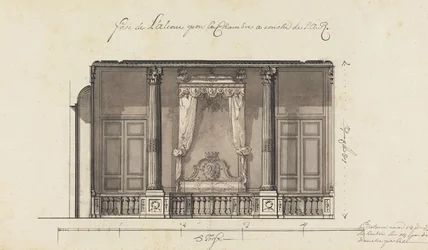 Bettalkoven für den Herzog von Orléans, Palais Royal, Paris